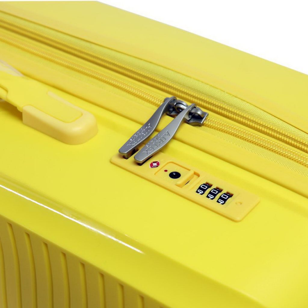 Французский ударостойкий Средний чемодан из полипропилена на 4-ых колесах Для багажа,до 18 кг - 3