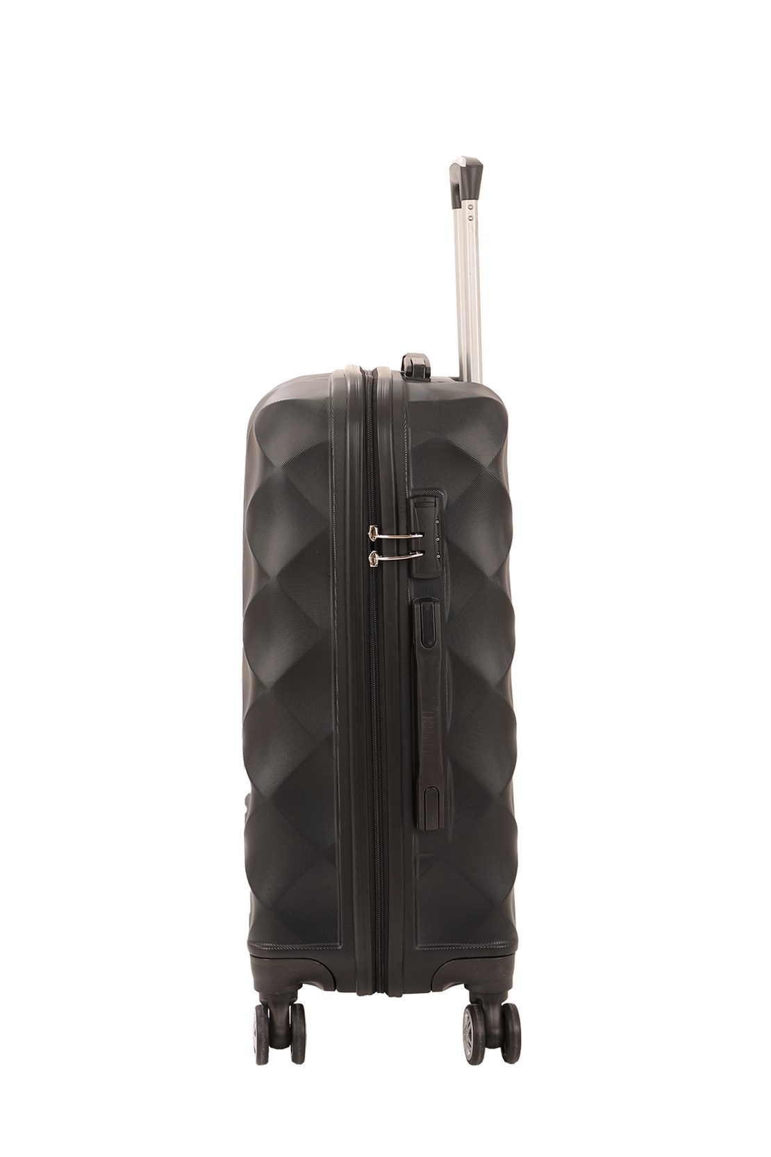 Valiza medie MCS V359 M BLACK Premium pe 4 roti din cauciuc!Pt bagaj,pina la 18-20 kg - 4