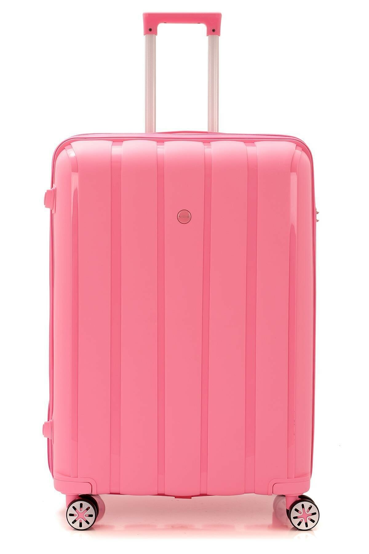 Большой чемодан из полипропилена MCS V305 L PINK! Для 23 кг!