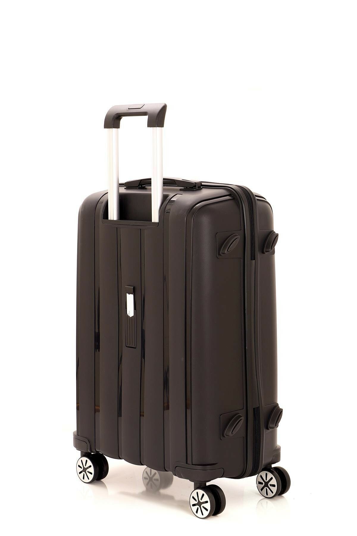 Средний чемодан из полипропилена MCS V305 M BLACK! Для 18 кг! - 4