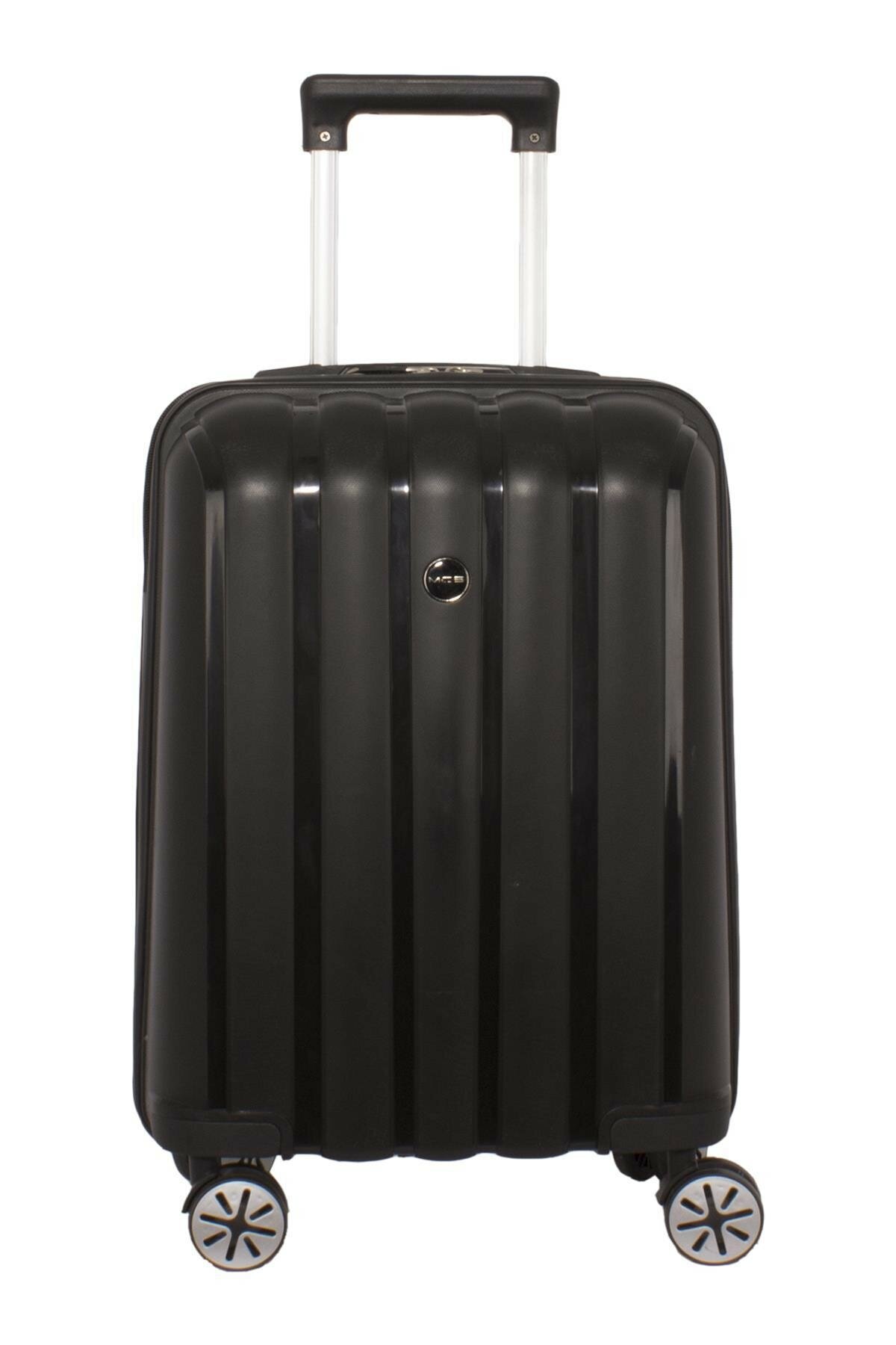 Маленький чемодан для ручьной клади из полипропилена MCS V305 S BLACK! Для 8-10 кг! - 1