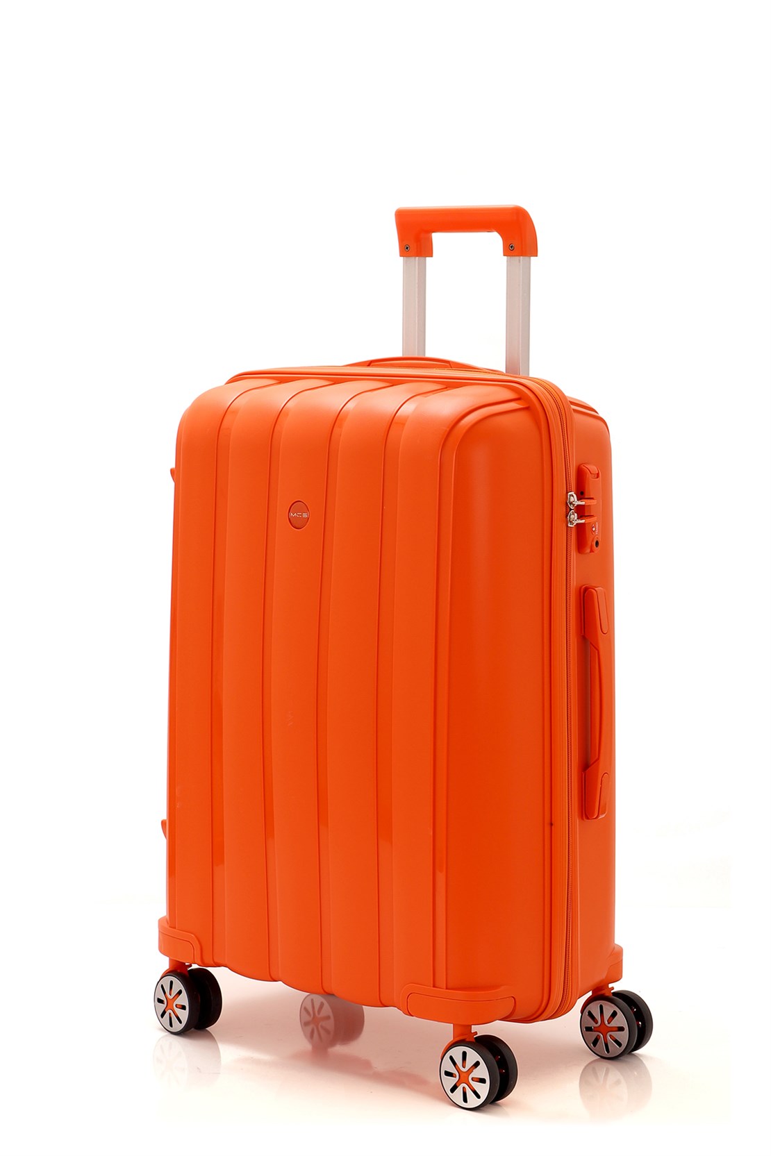 Средний чемодан из полипропилена MCS V305 M ORANGE! Для 18 кг! - 4