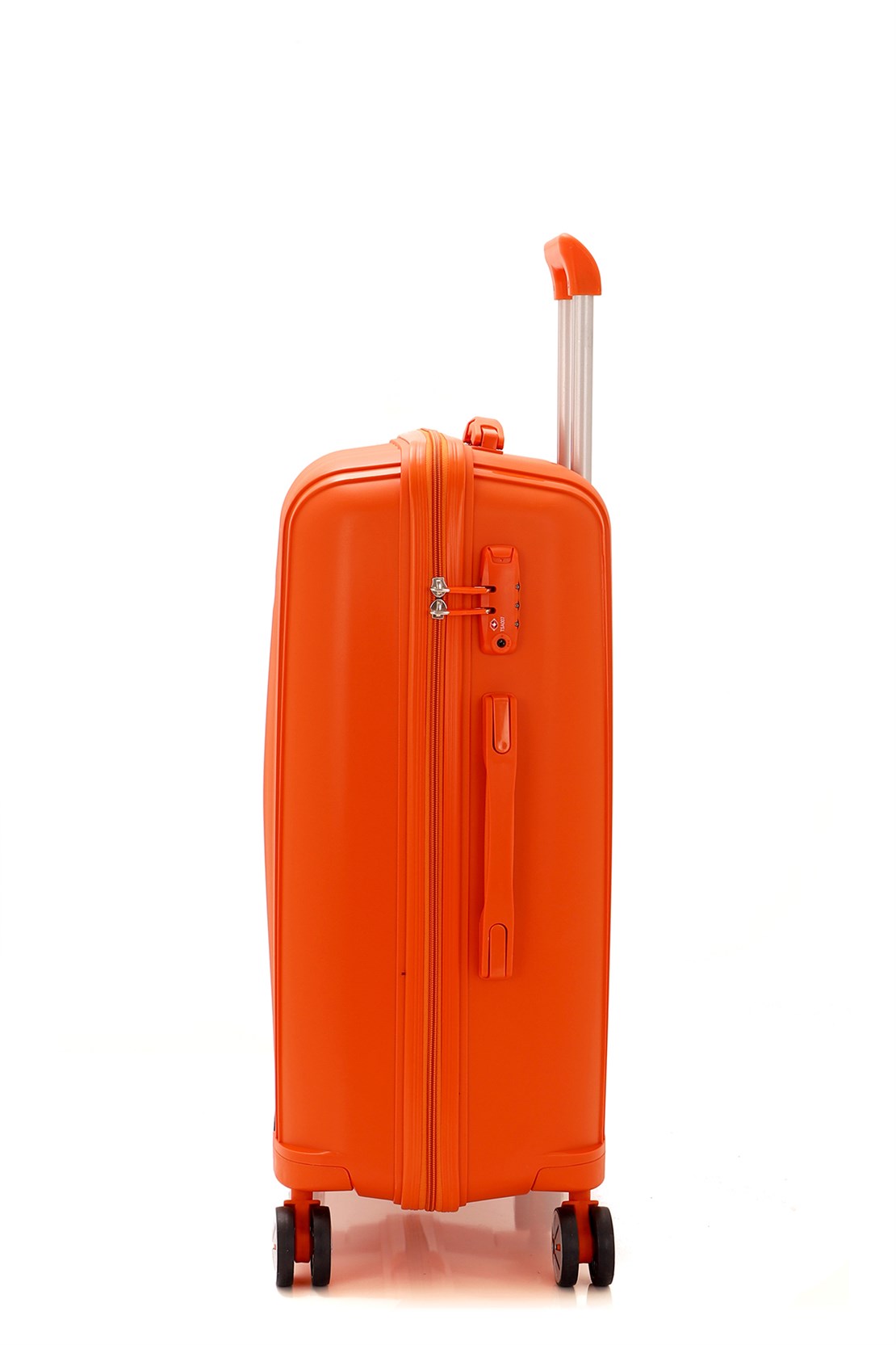 Маленький чемодан для ручьной клади из полипропилена MCS V305 S ORANGE! Для 8-10 кг! - 3