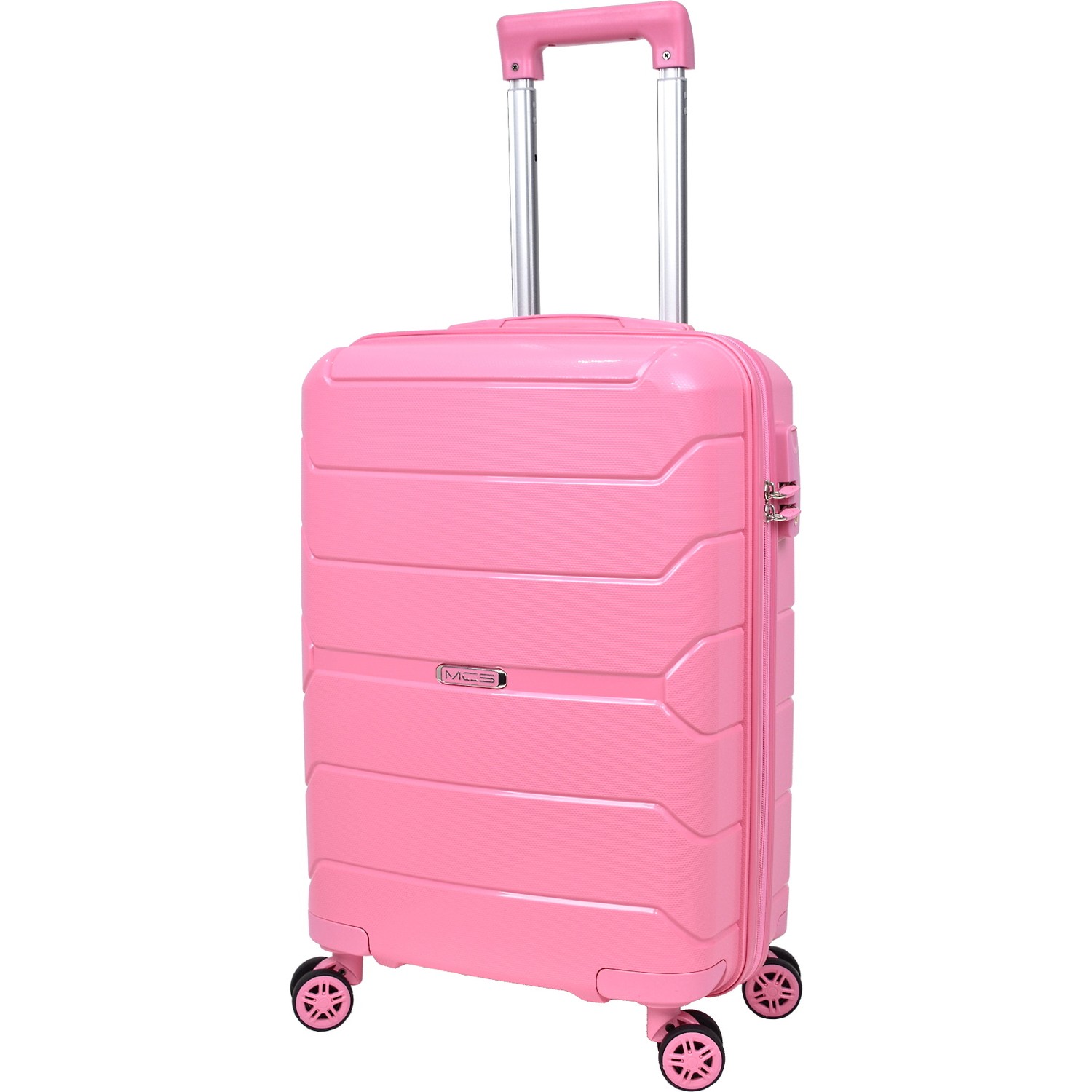 Маленький чемодан для ручьной клади из полипропилена MCS V366 S PUDRA! Для 8-10 кг! - 5