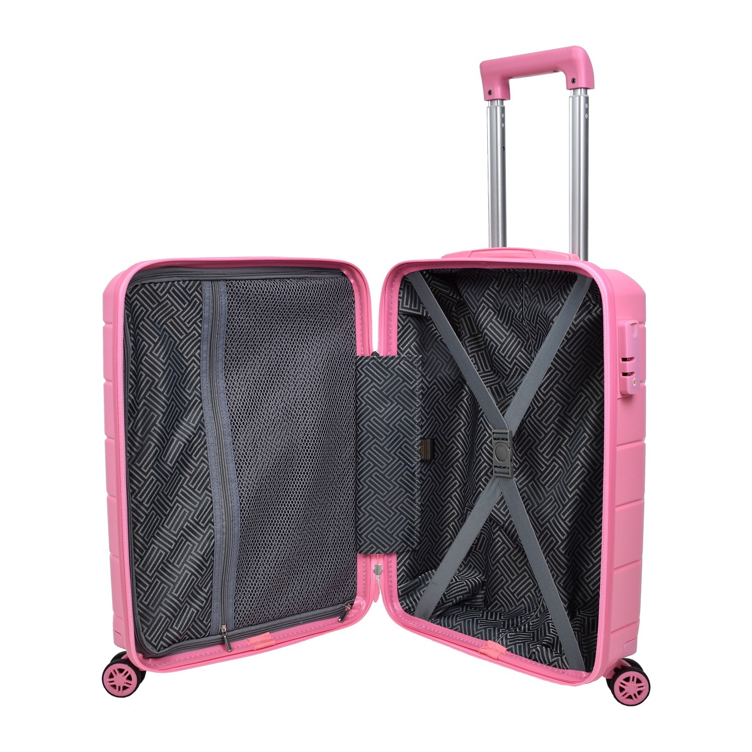 Маленький чемодан для ручьной клади из полипропилена MCS V366 S PUDRA! Для 8-10 кг! - 2