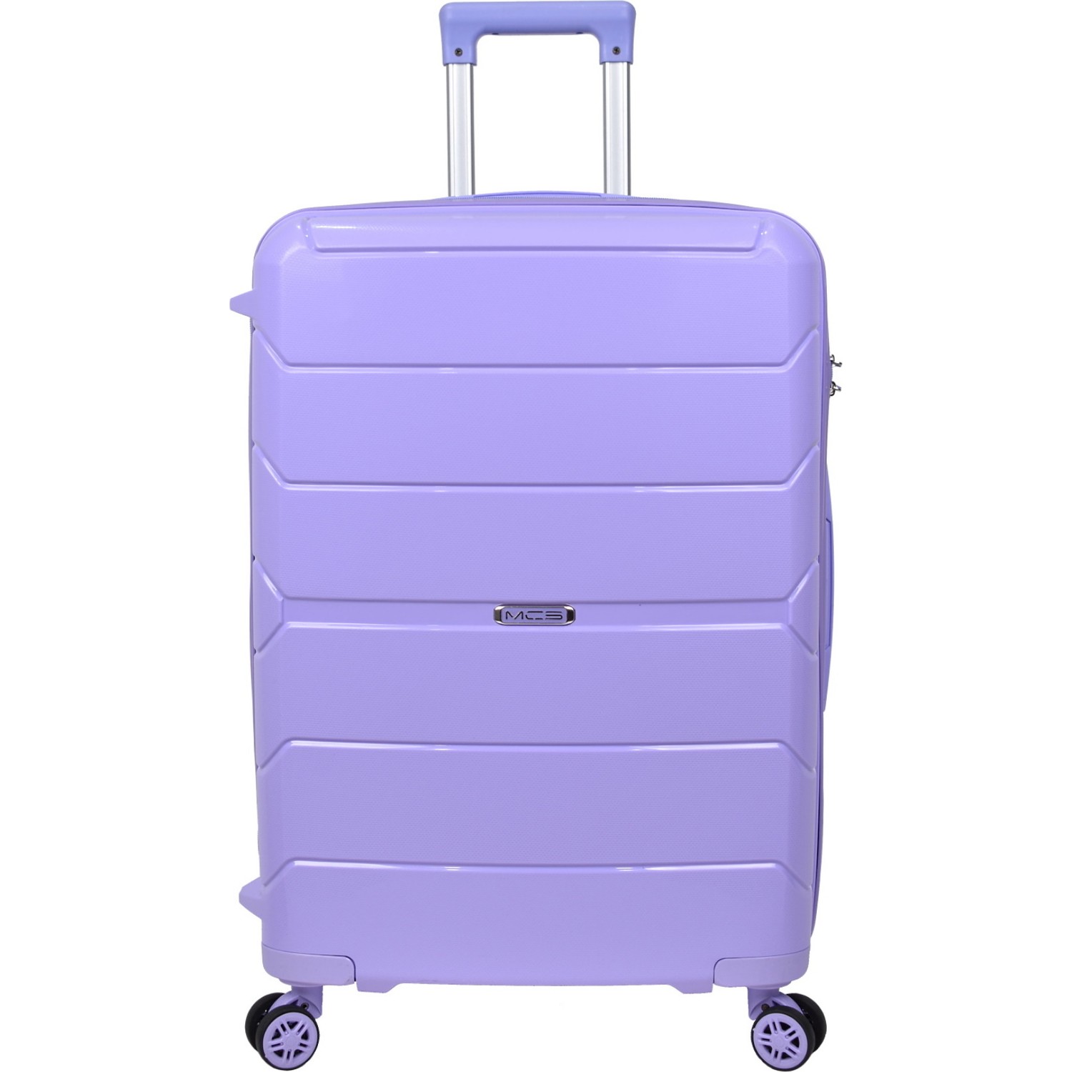 Большой чемодан из полипропилена MCS V366 L PURPLE! Для 23 кг! - 1