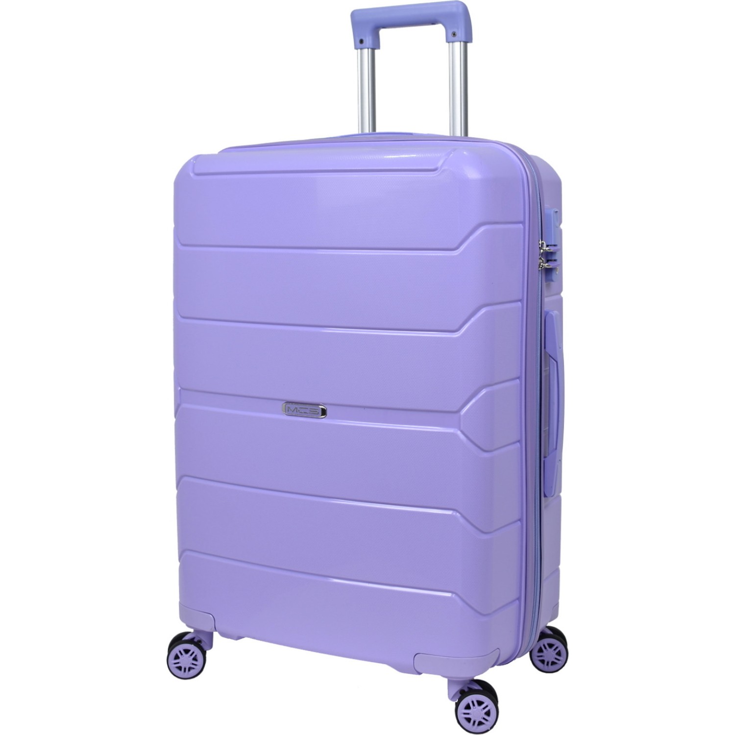 Большой чемодан из полипропилена MCS V366 L PURPLE! Для 23 кг! - 5