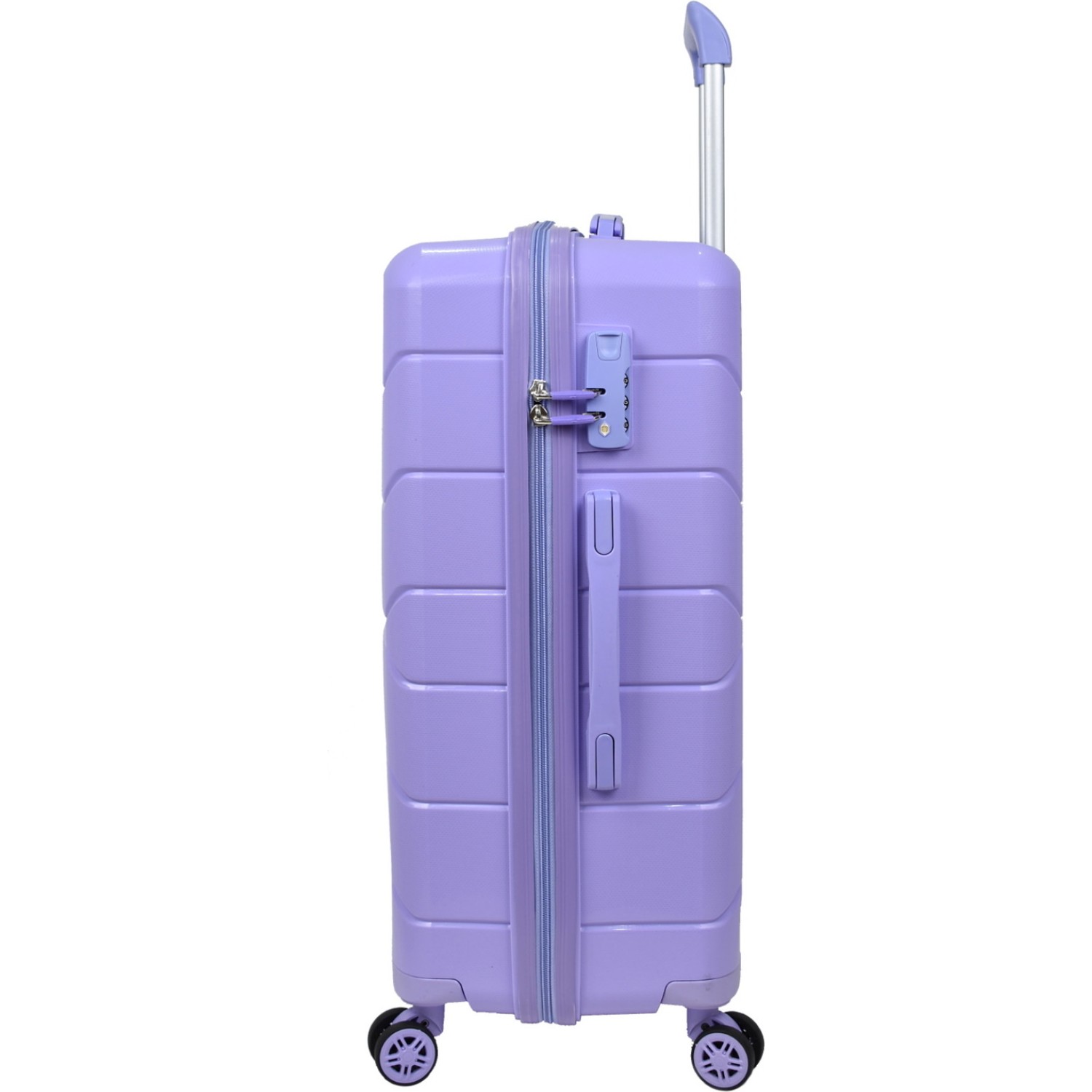 Большой чемодан из полипропилена MCS V366 L PURPLE! Для 23 кг! - 4