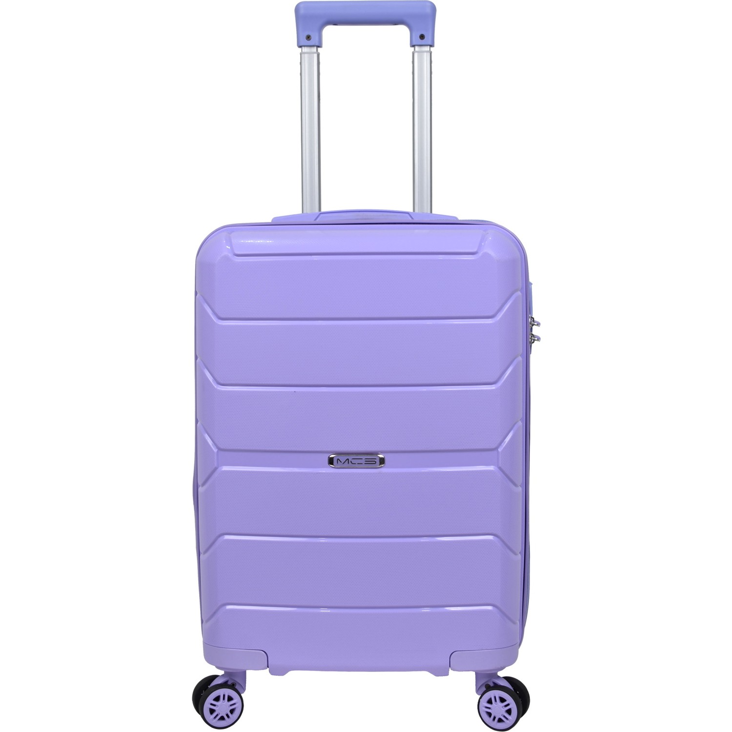 Маленький чемодан для ручьной клади из полипропилена MCS V366 S PURPLE! Для 8-10 кг! - 1