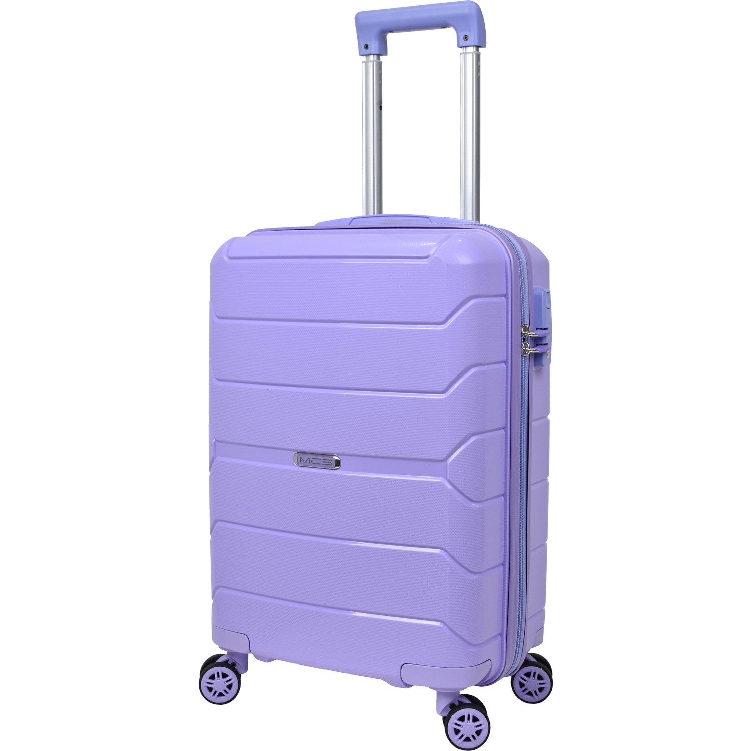 Маленький чемодан для ручьной клади из полипропилена MCS V366 S PURPLE! Для 8-10 кг! - 4