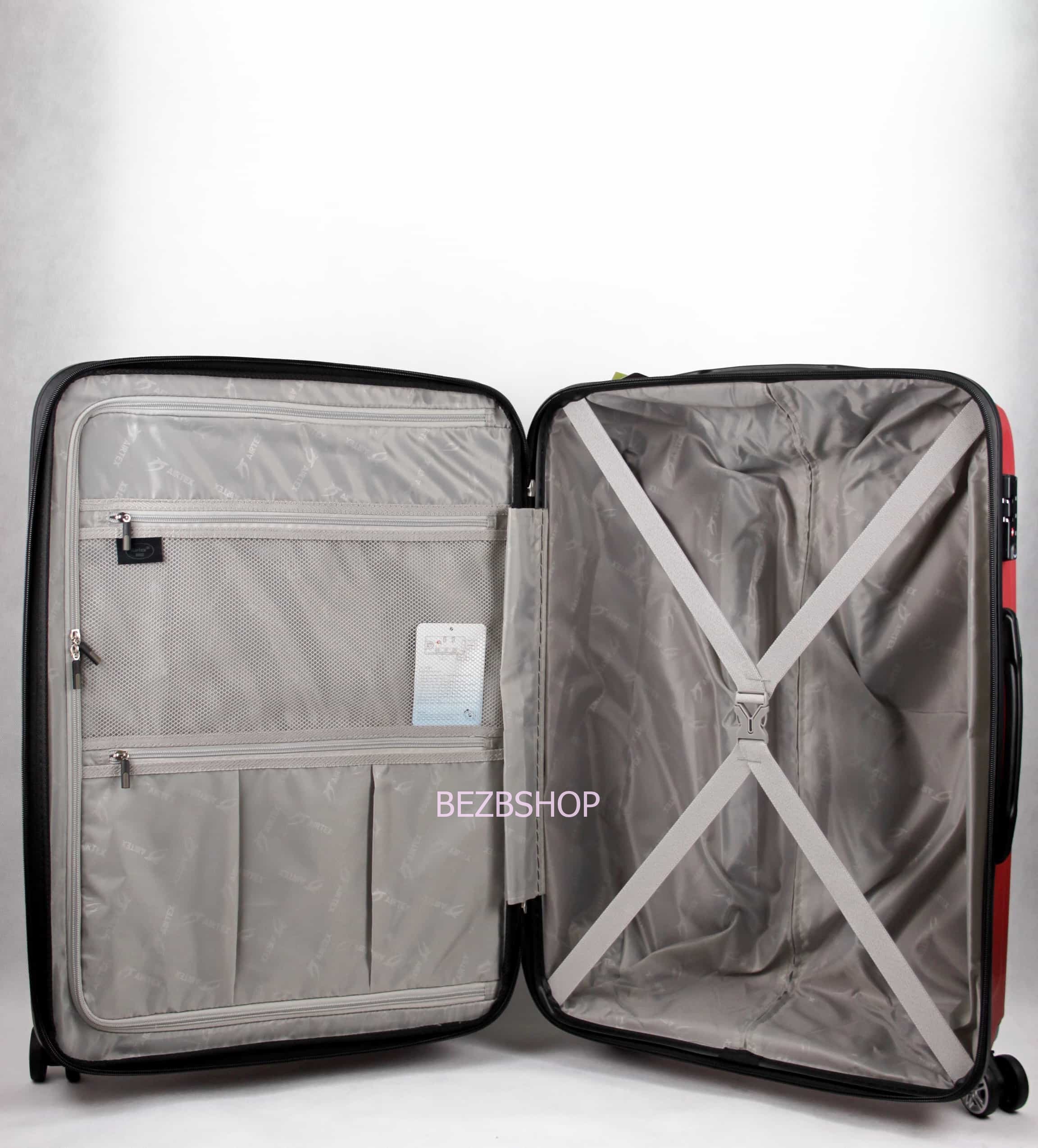 Французский ударостойкий чемодан Большой из полипропилена на 4-ых колесах Для багажа,до 18 кг - 5