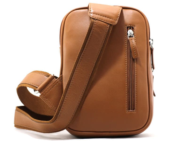 Кожаная сумка-рюкзак BUONO 010-3003 (H) COGNAC - 4