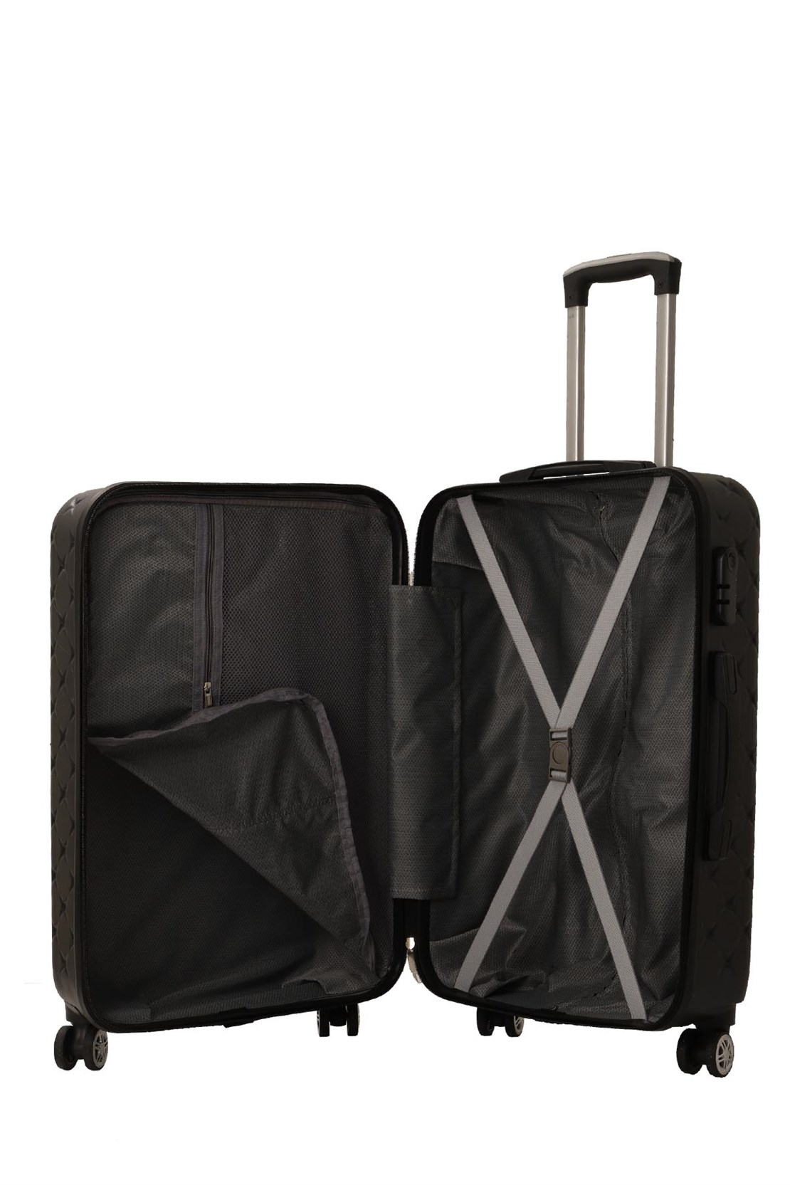 Малый чемодан для ручной клади из АБС Поликарбонат MCS v361 S Black - 2