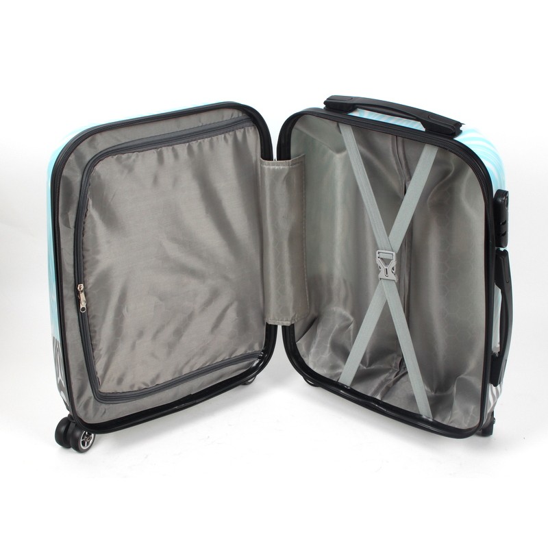 Французский ударостойкий Большой чемодан из Поликарбоната AIRTEX 809 L ZEBRA! Для багажа на 23 кг! - 5