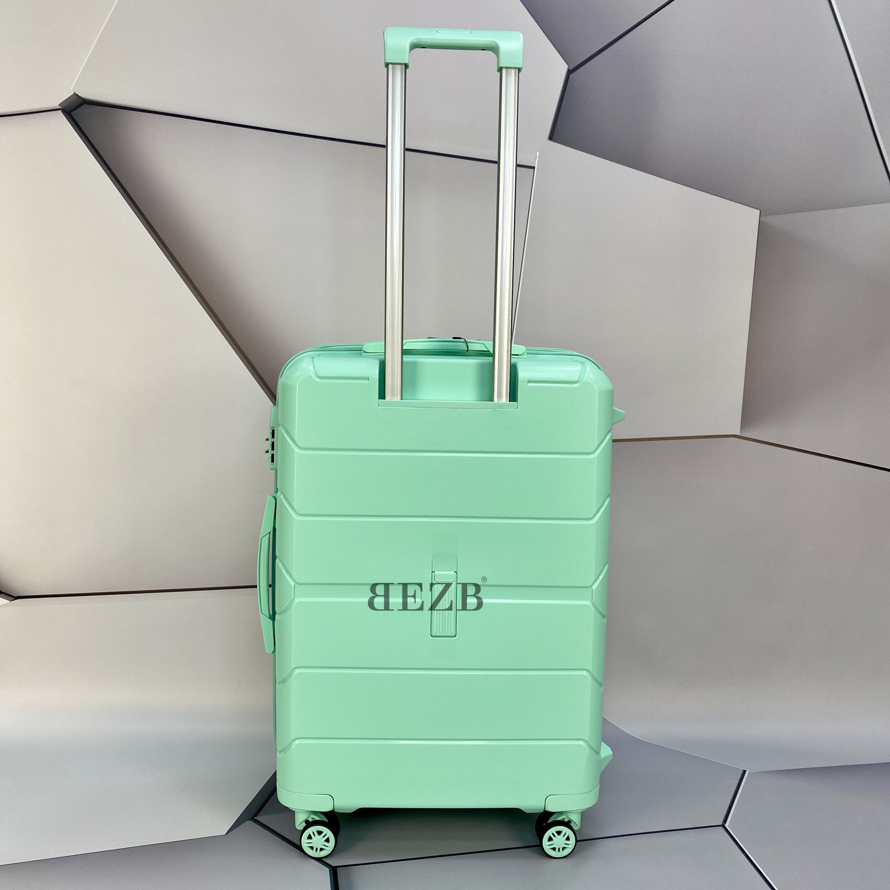 Маленький чемодан для ручьной клади из полипропилена MCS V366 S MINT GREEN! Для 8-10 кг! - 5