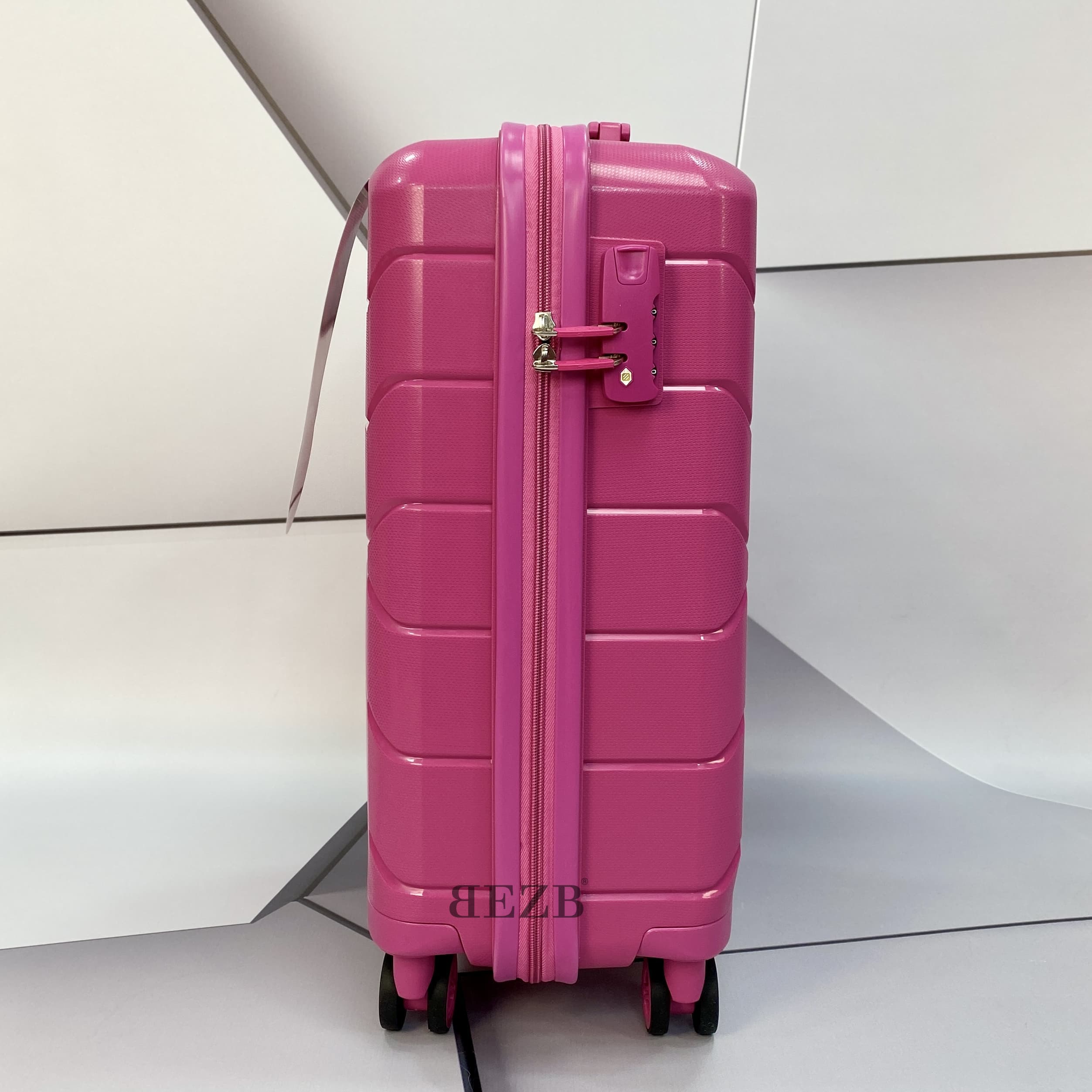Большой чемодан из полипропилена MCS V366 L FUNCSIA! Для 23 кг! - 4