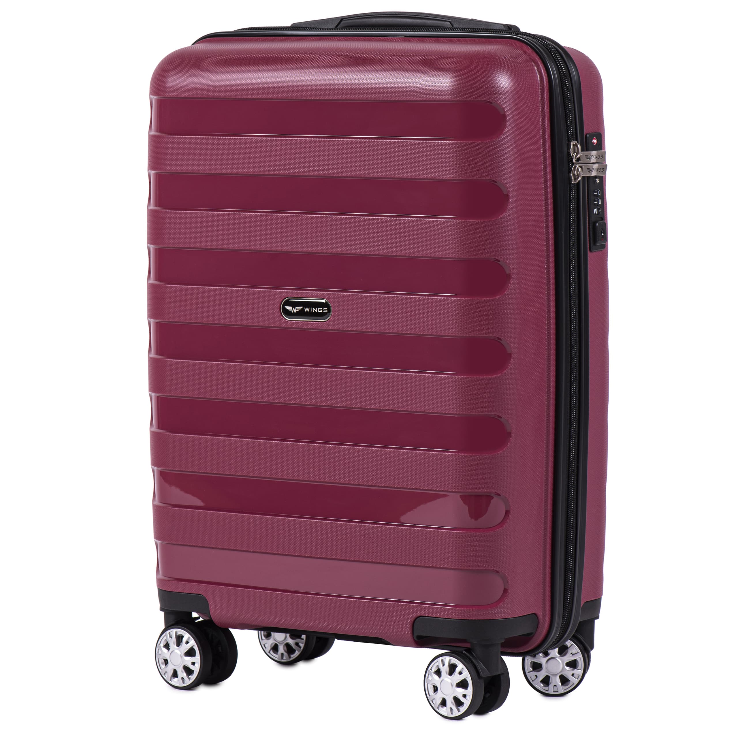 Маленький чемодан для ручной клади WINGS Prime S PP-07 Red! ДЛЯ 7-10 кг! - 3