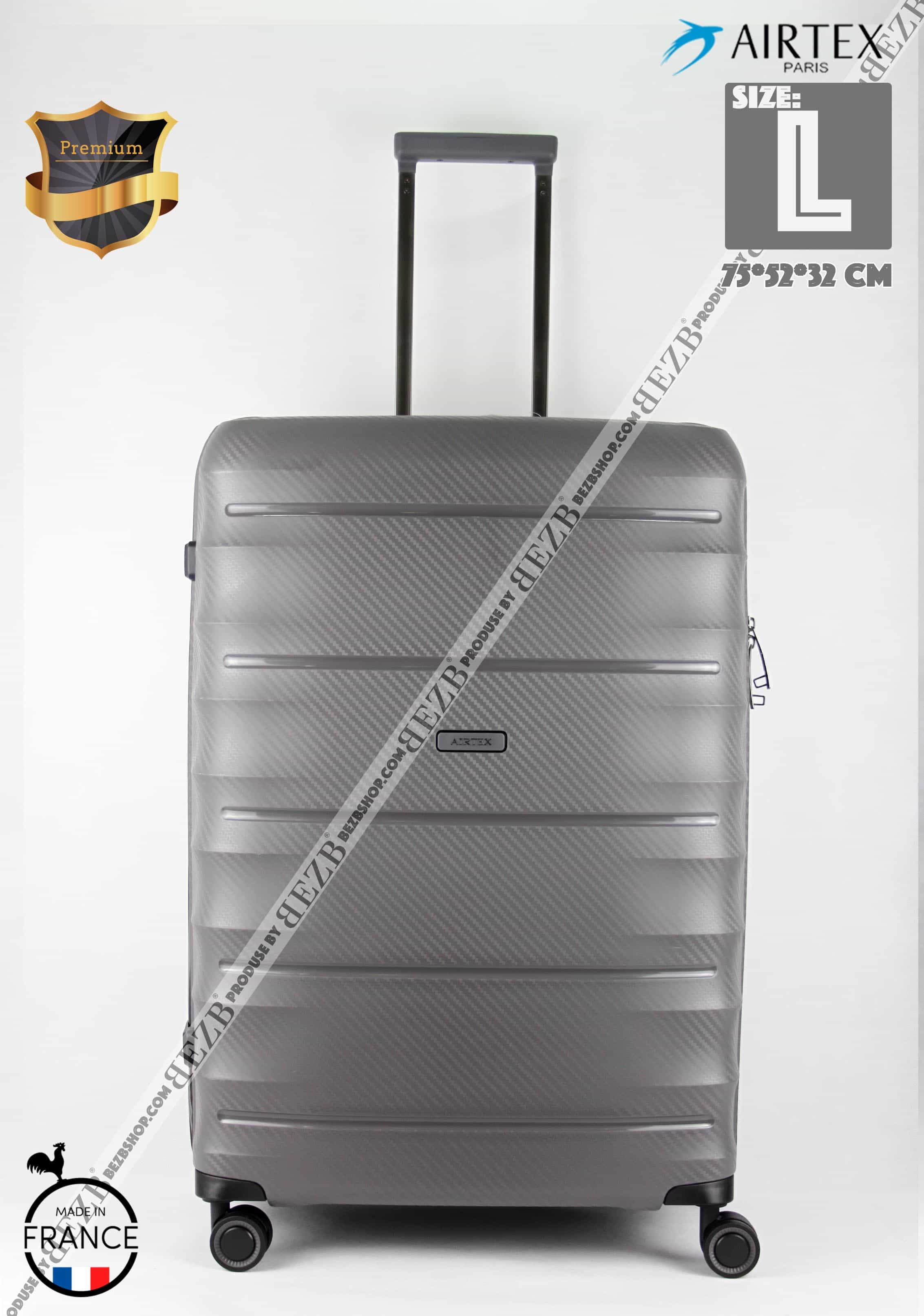 Ультралегкий. Французский чемодан Большой из полипропилена на 4-х колесах.Для багажа, до 23 кг - 1