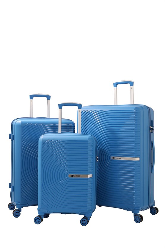 Набор чемоданов из полипропилена SET MCS V374 - 1