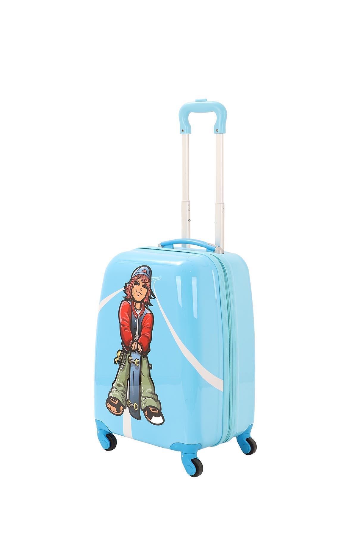 Детский чемодан на колесиках MCS V307 BLU FLY SKATEBOARD - 4