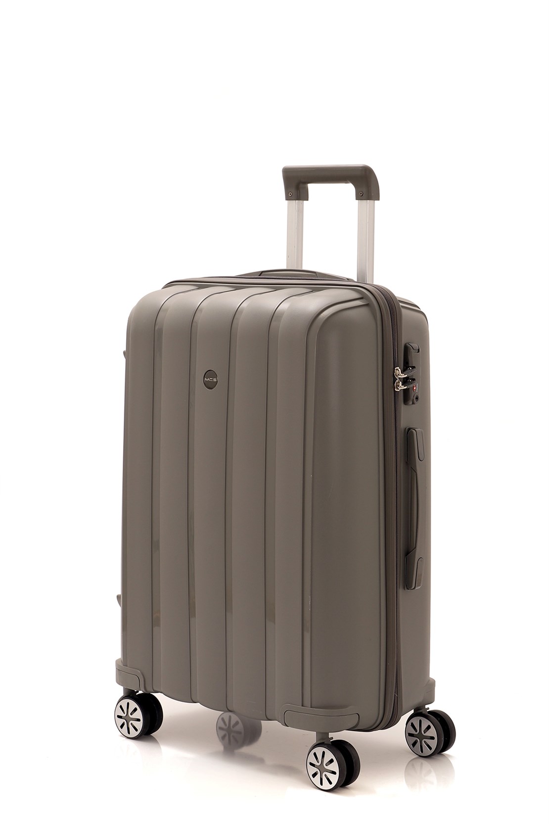 Средний чемодан из полипропилена MCS V305 M GREY! Для 18 кг! - 1