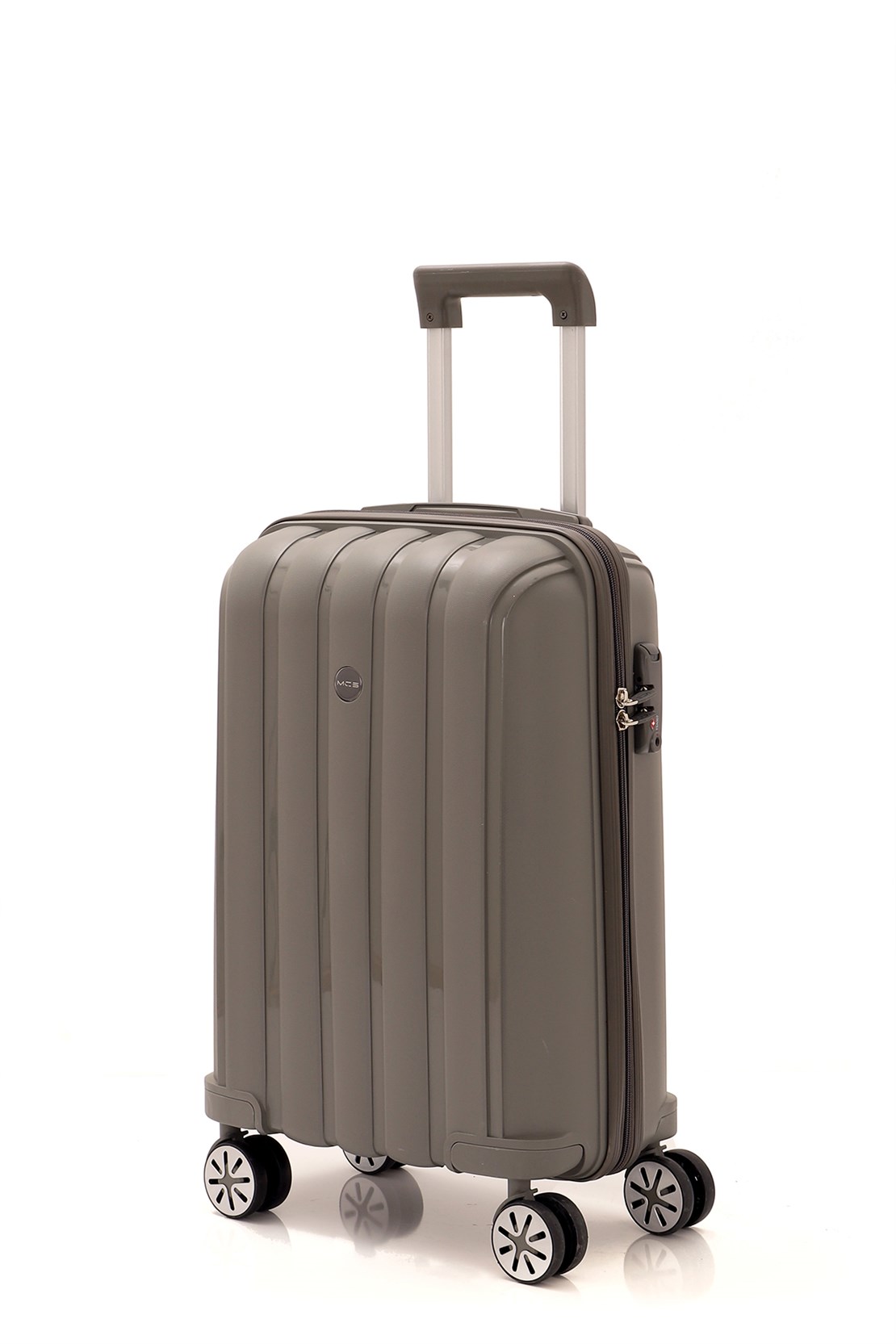 Маленький чемодан для ручьной клади из полипропилена MCS V305 S GREY! Для 8-10 кг! - 1