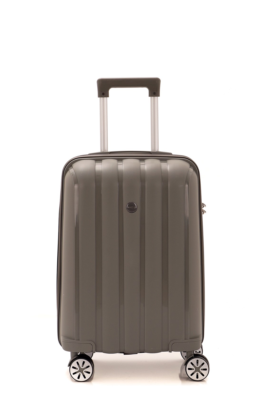 Маленький чемодан для ручьной клади из полипропилена MCS V305 S GREY! Для 8-10 кг! - 3