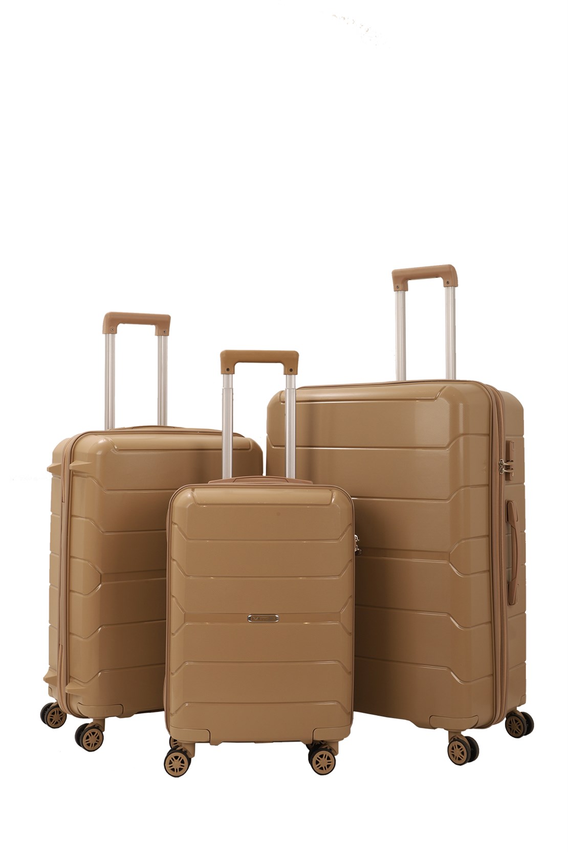 Комплект чемоданов из ПОЛИПРОПИЛЕНА! Ударостойкиe !SET MCS V366 CHAMPANY - 1