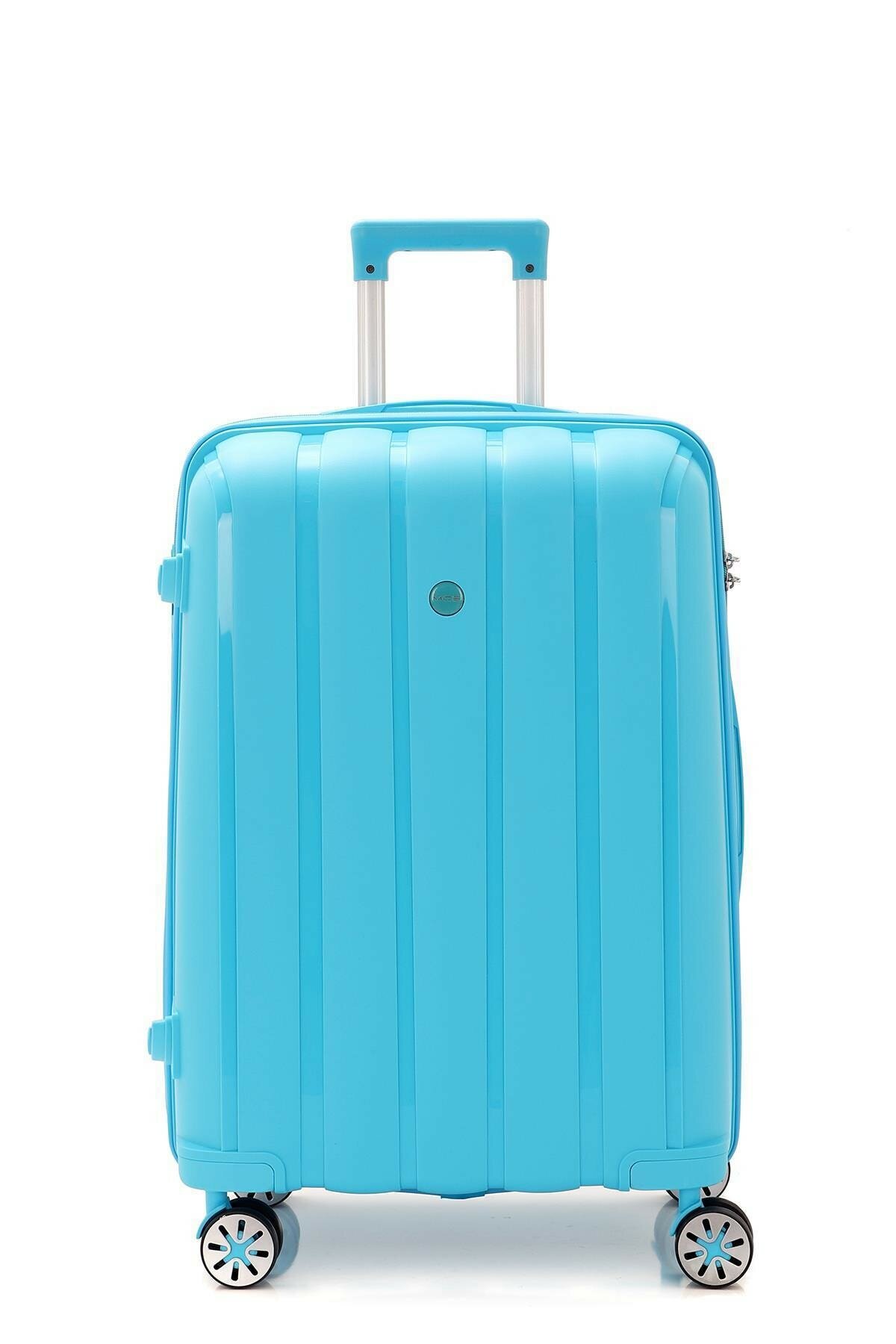 Большой чемодан из полипропилена MCS V305 L L.BLUE ! Для 23 кг!
