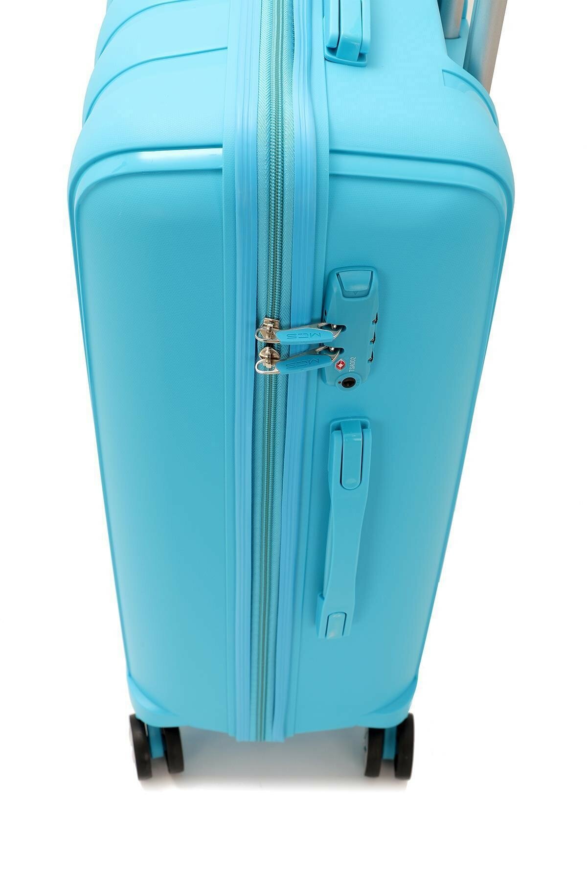Маленький чемодан для ручьной клади из полипропилена MCS V305 S L.BLUE! Для 8-10 кг! - 3