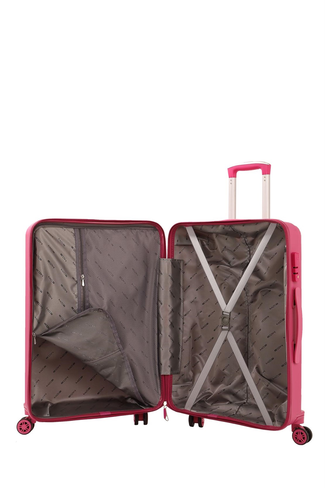 Средний чемодан из полипропилена MCS v374 - 2