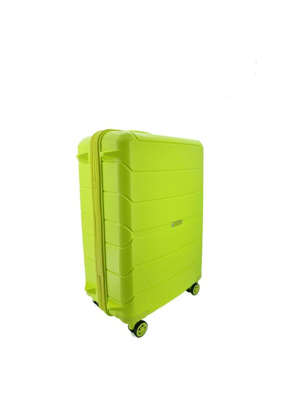 Маленький чемодан для ручьной клади из полипропилена MCS V366 S L. YELOW! Для 8-10 кг! - 1