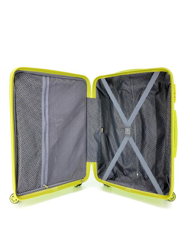 Маленький чемодан для ручьной клади из полипропилена MCS V366 S L. YELOW! Для 8-10 кг! - 2