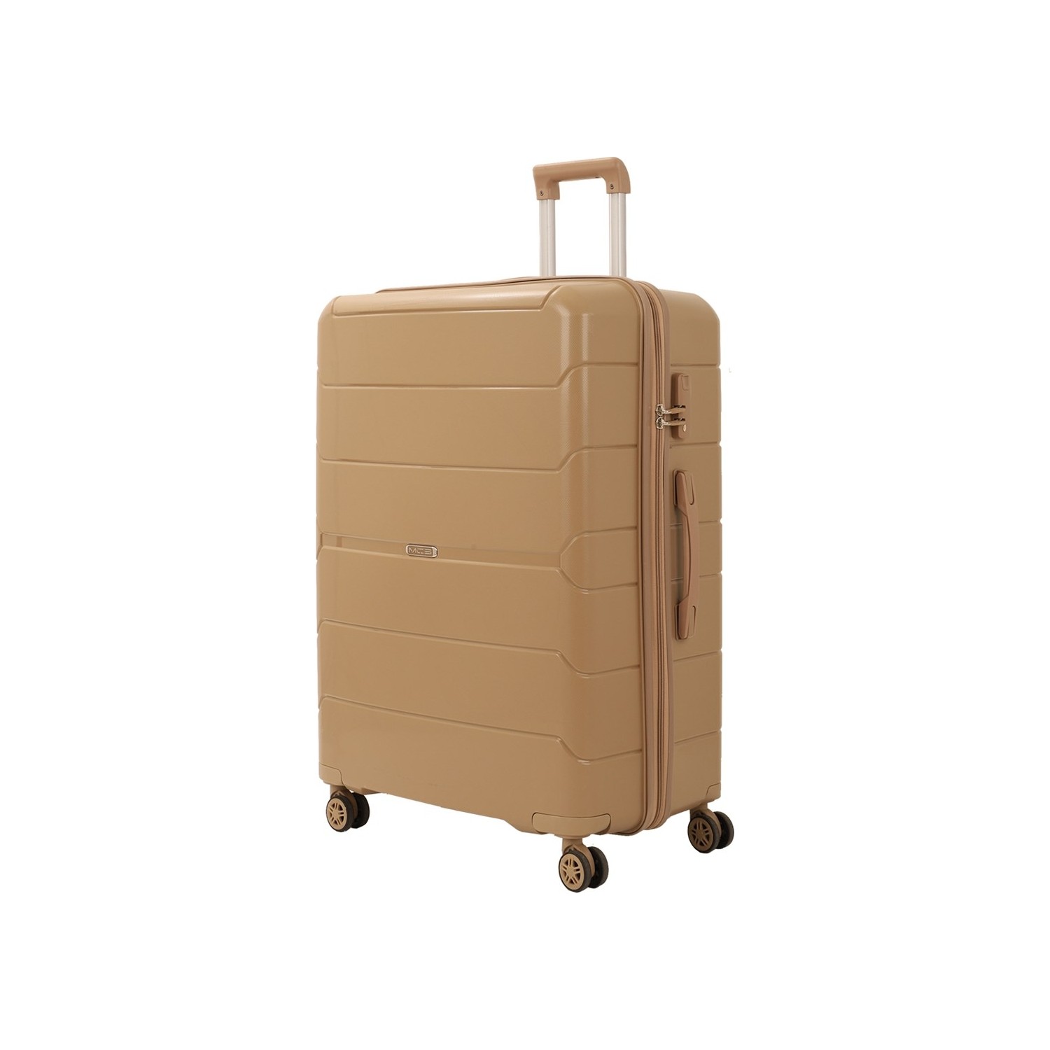 Средний чемодан из полипропилена MCS V366 M CHAMPAGE! Для 18 кг! - 1