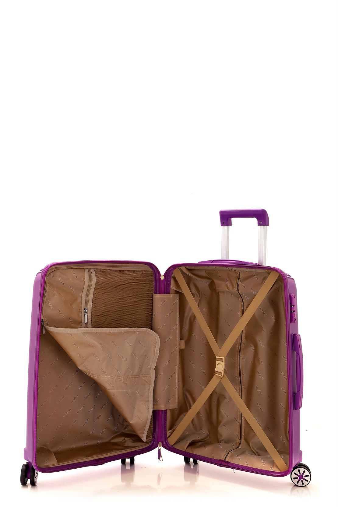 Маленький чемодан для ручьной клади из полипропилена MCS V305 - 3