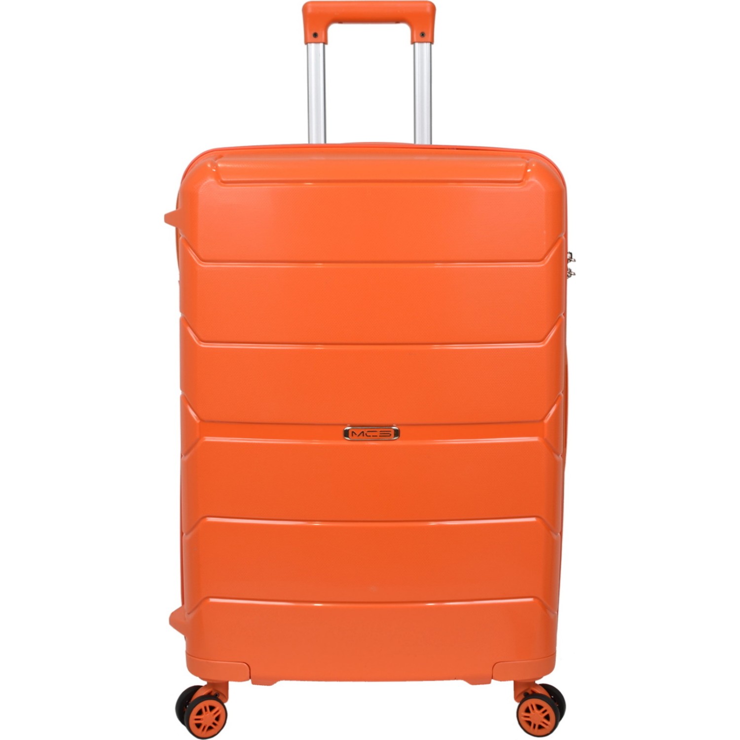 Большой чемодан из полипропилена MCS V366 L ORANGE! Для 23 кг! - 1