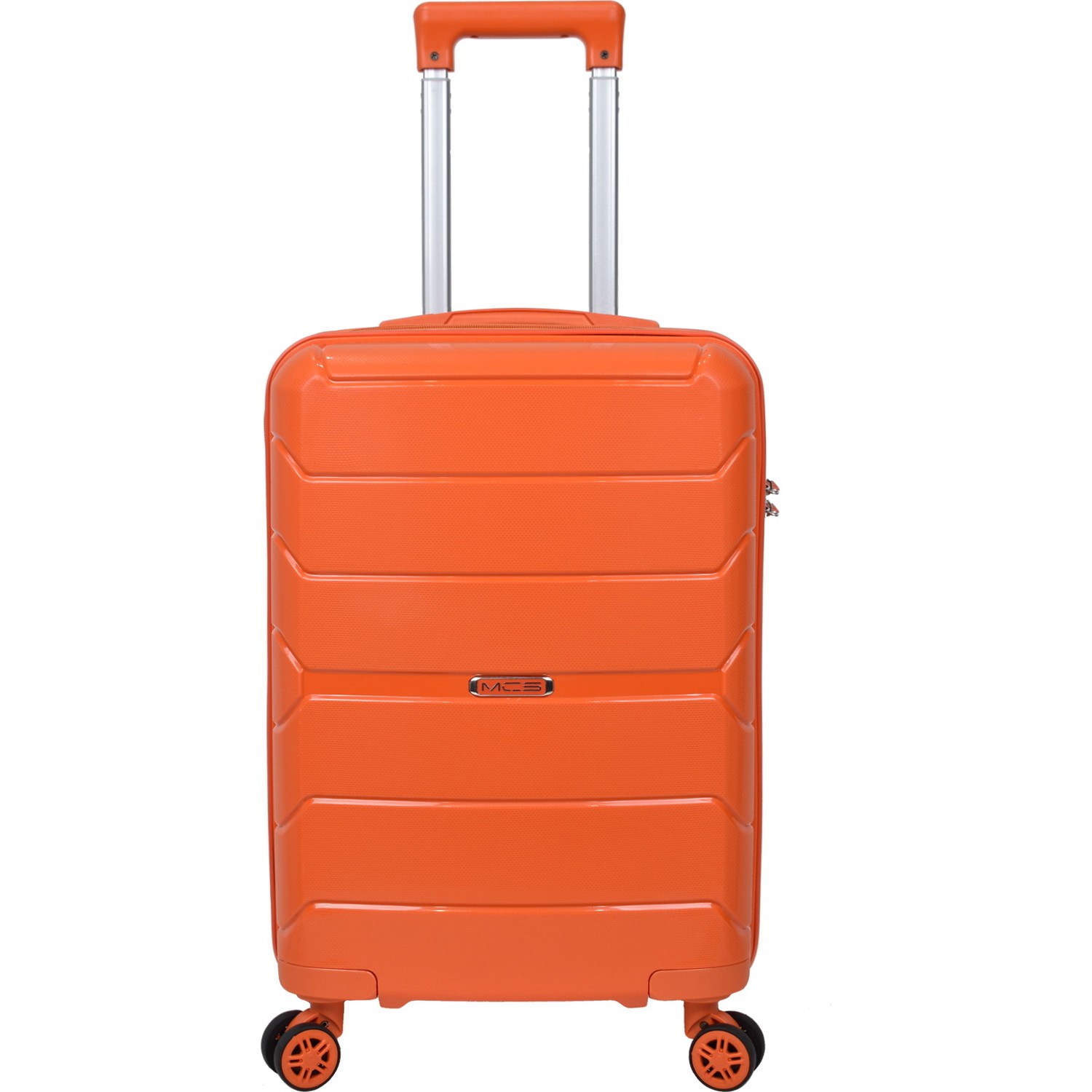 Маленький чемодан для ручьной клади из полипропилена MCS V366 S ORANGE Для 8-10 кг! - 1
