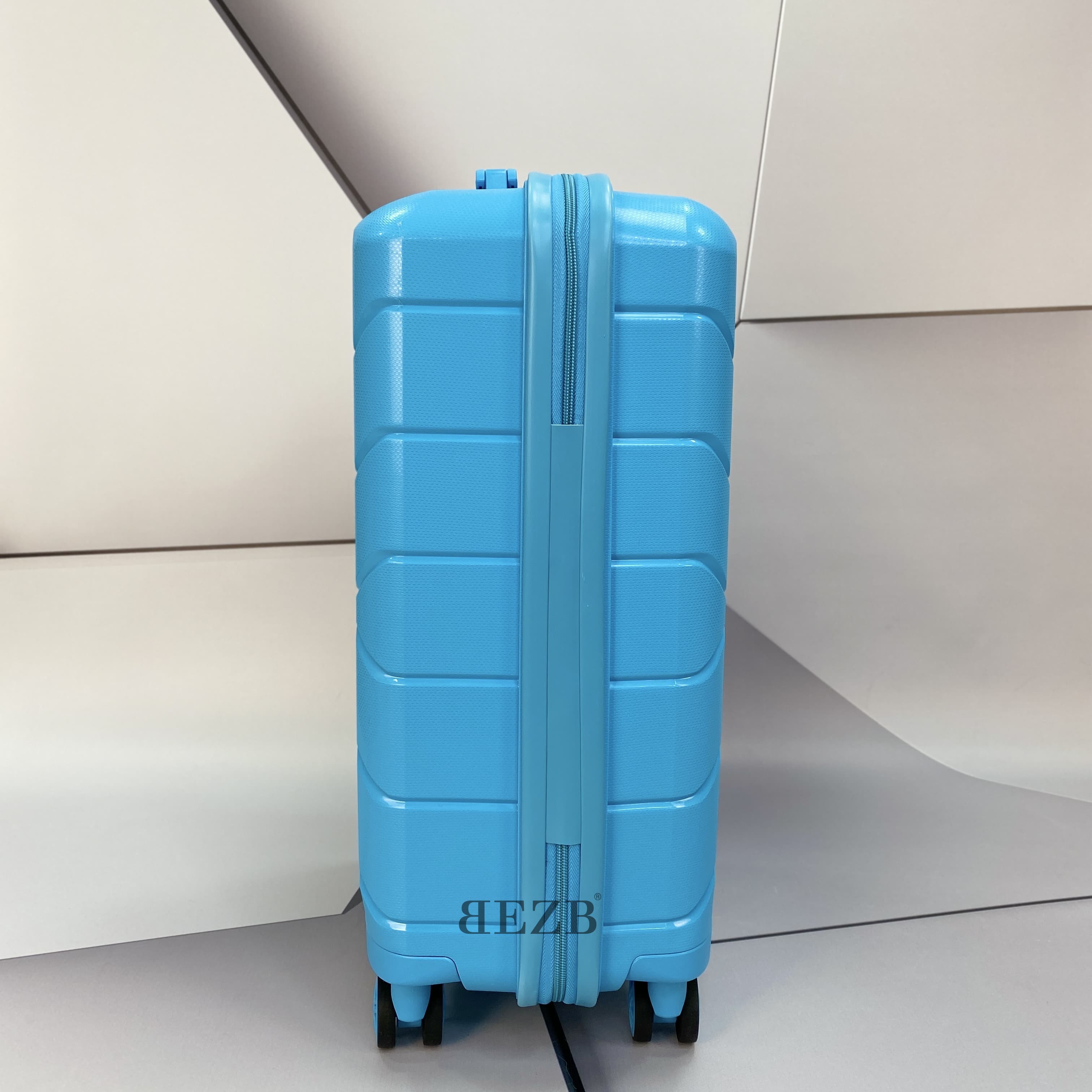 Маленький чемодан для ручьной клади из полипропилена MCS V366 S L. BLUE! Для 8-10 кг! - 4