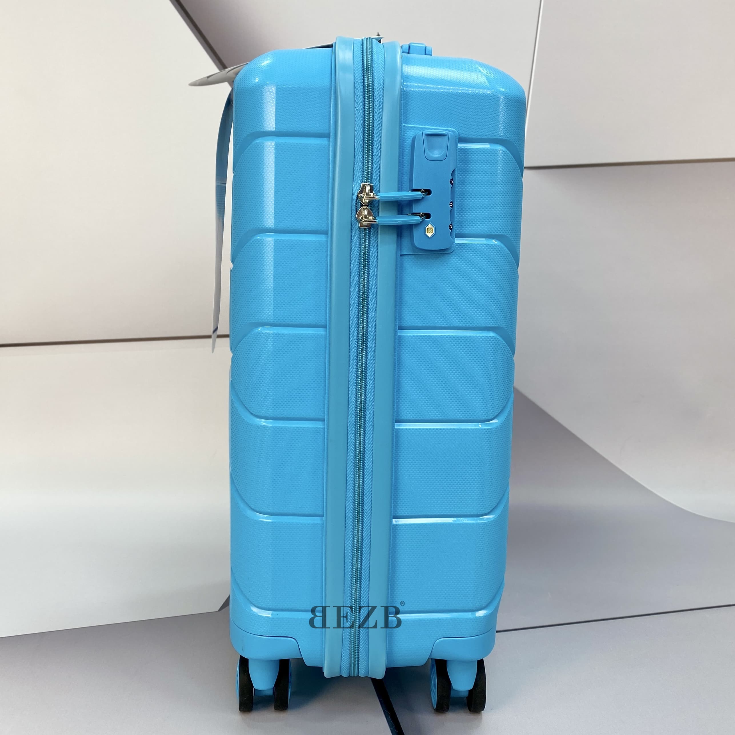 Маленький чемодан для ручьной клади из полипропилена MCS V366 S L. BLUE! Для 8-10 кг! - 3