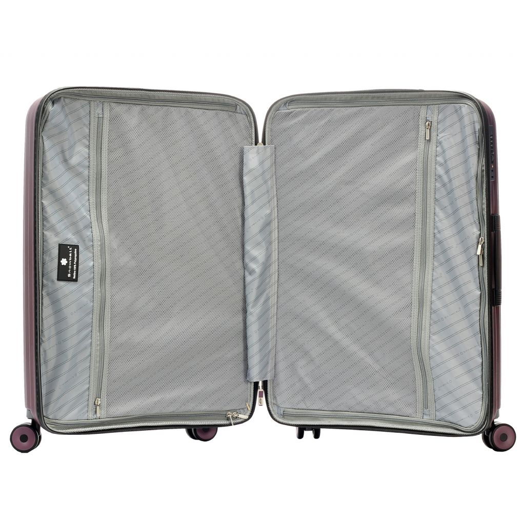 Маленький чемодан под ручную кладь из полипропилена SNOWBALL 05203 S ROSE-GOLD - 2