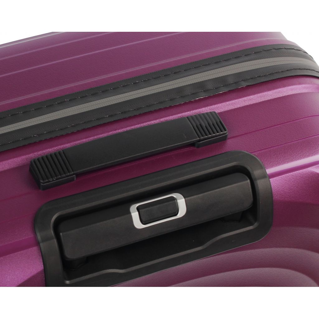 Маленький чемодан под ручную кладь из полипропилена SNOWBALL 05203 S BLACK - 4