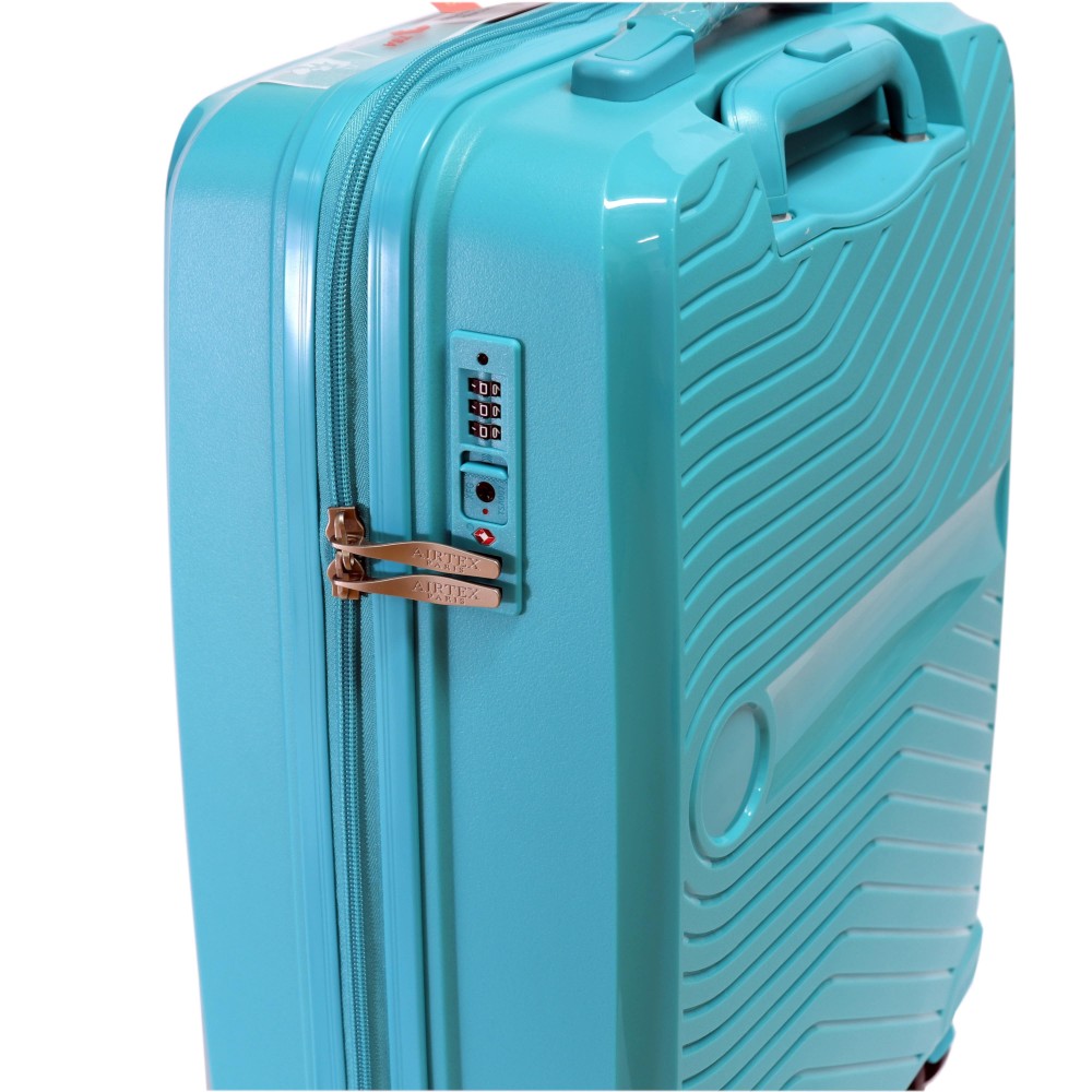 Французский ударостойкий Большой чемодан из Полипролина AIRTEX 280 L YELLOW! Для багажа на 23 кг! - 3