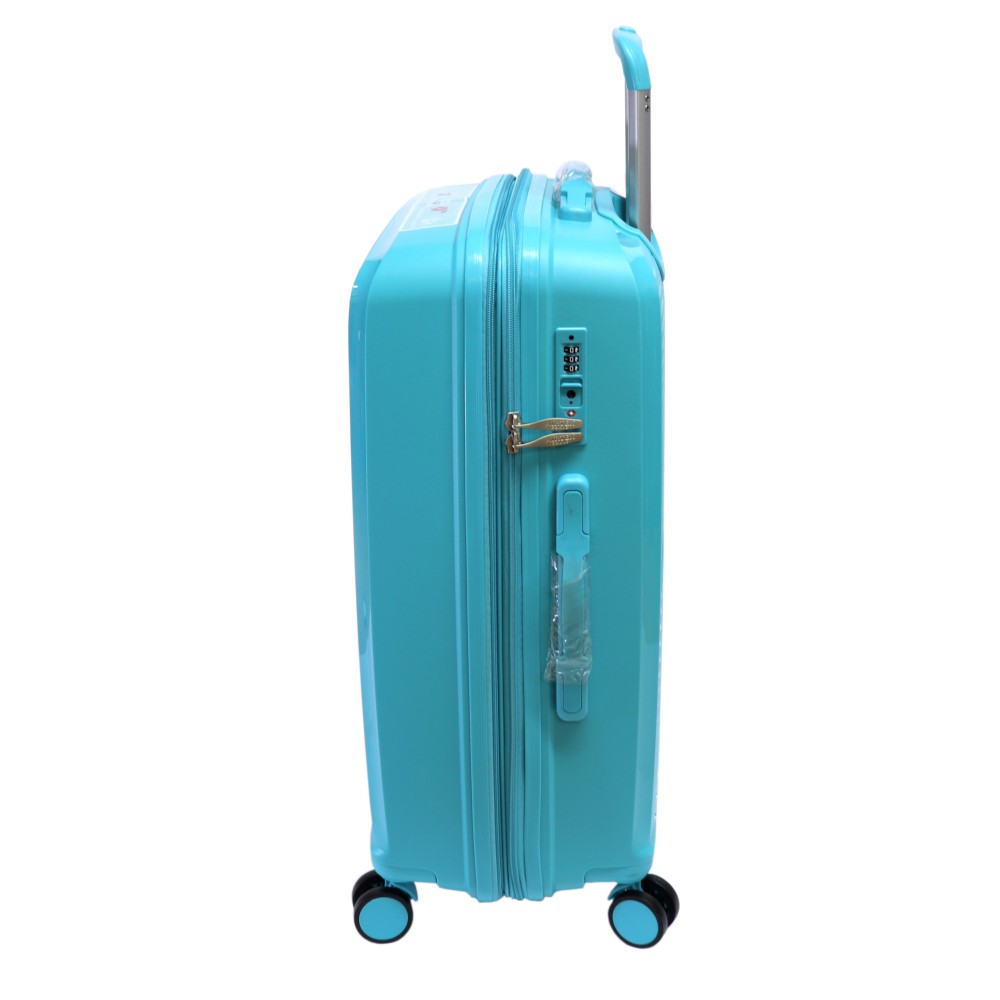 Французский ударостойкий Средний чемодан из полипропилена на 4-ых колесах Для багажа,до 18 кг - 5